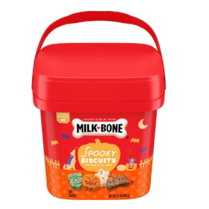 Milk-Bone Spooky Biscuits Halloween Dog Treats, 24-oz pail